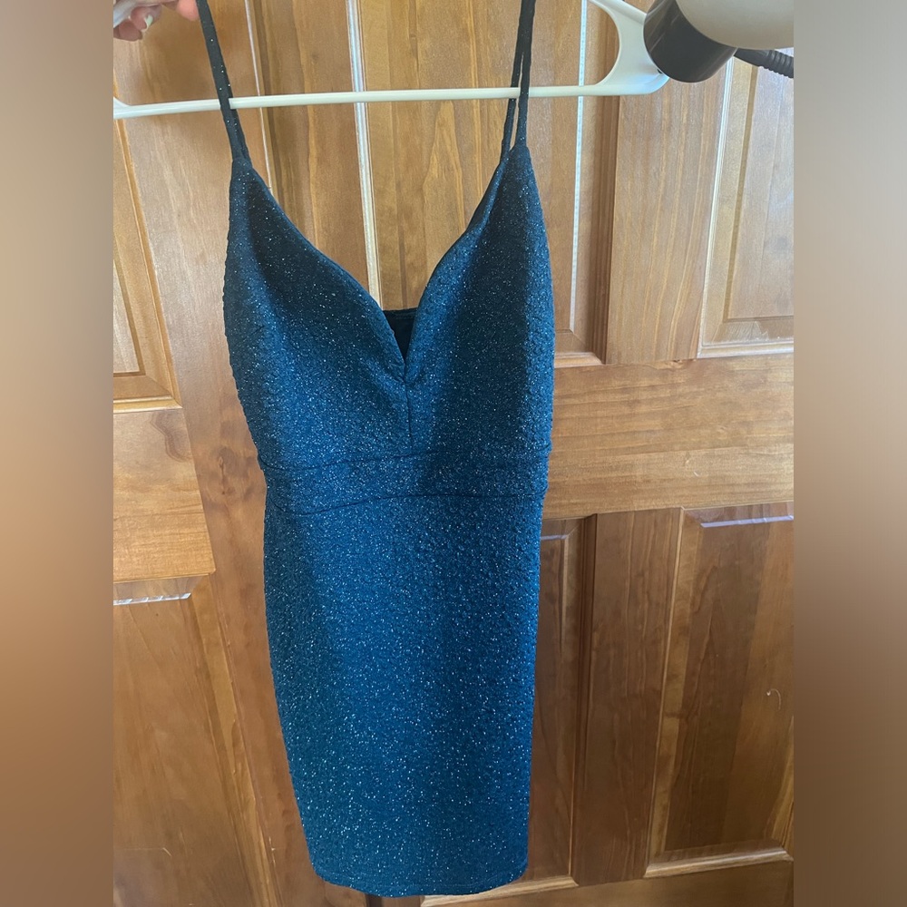Blue sparkle dress